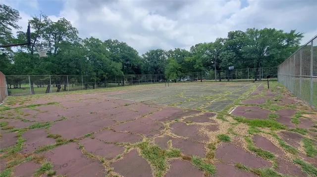 a view of outdoor space with garden