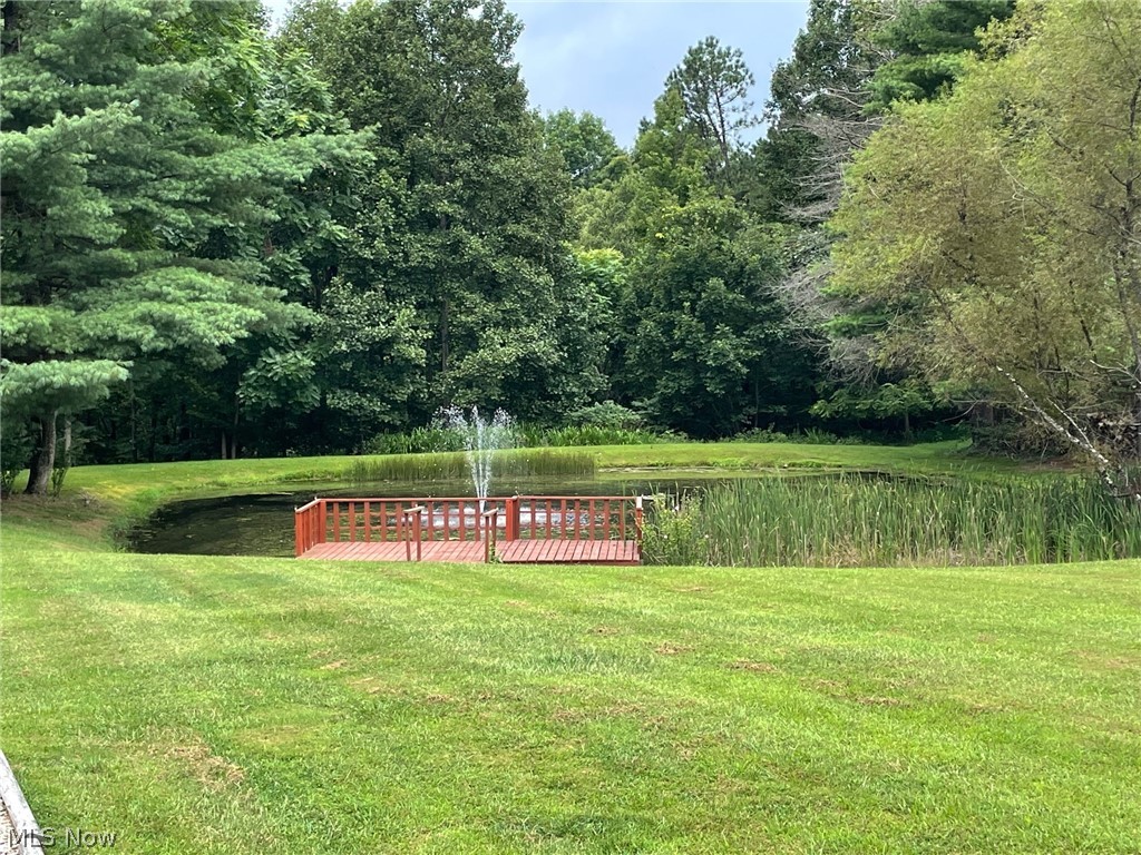 3021 North Cincinnati Ridge Road Coolville, OH 45723 - Photo 10 of 35 Pond with Fountain