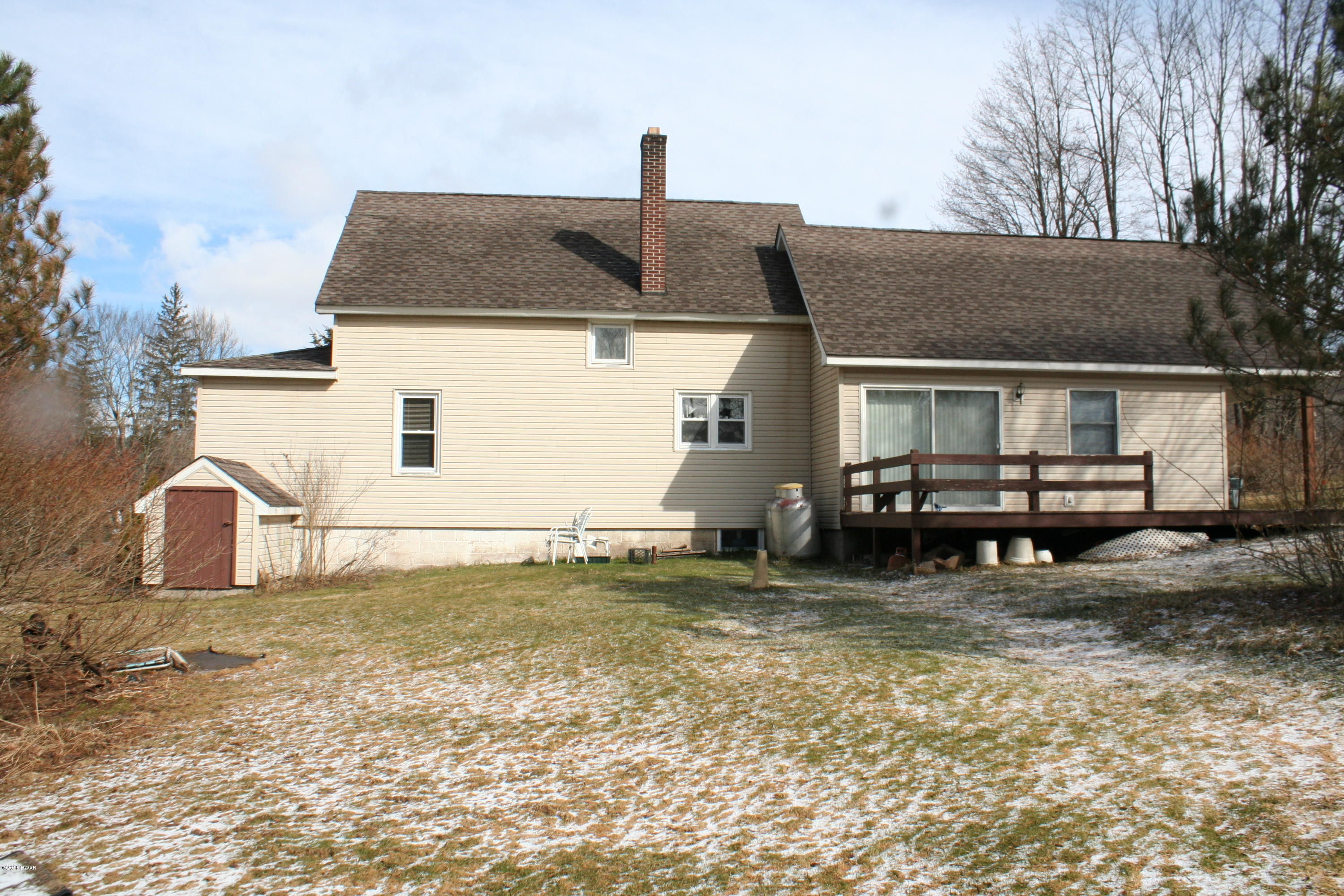 6 Town Hill Road Prompton, PA 18456 - Photo 9 of 9 Deck View