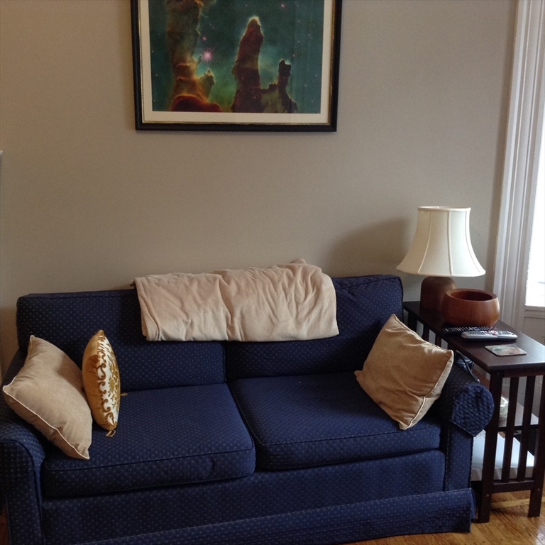 16 Cumberland Street, Unit 1 Boston, MA 02115 - Photo 6 of 8 a living room with furniture and a lamp