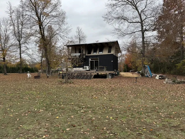 a view of outdoor space with seating area