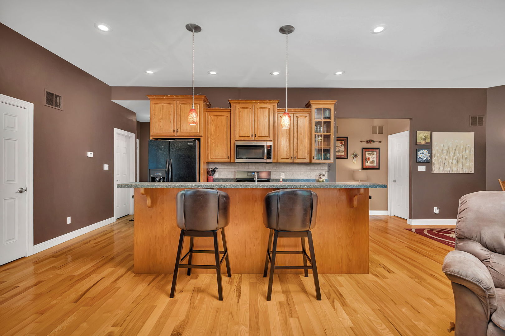 300 Village Lane Seneca, IL 61360 - Photo 8 of 42 a large kitchen with a table and chairs