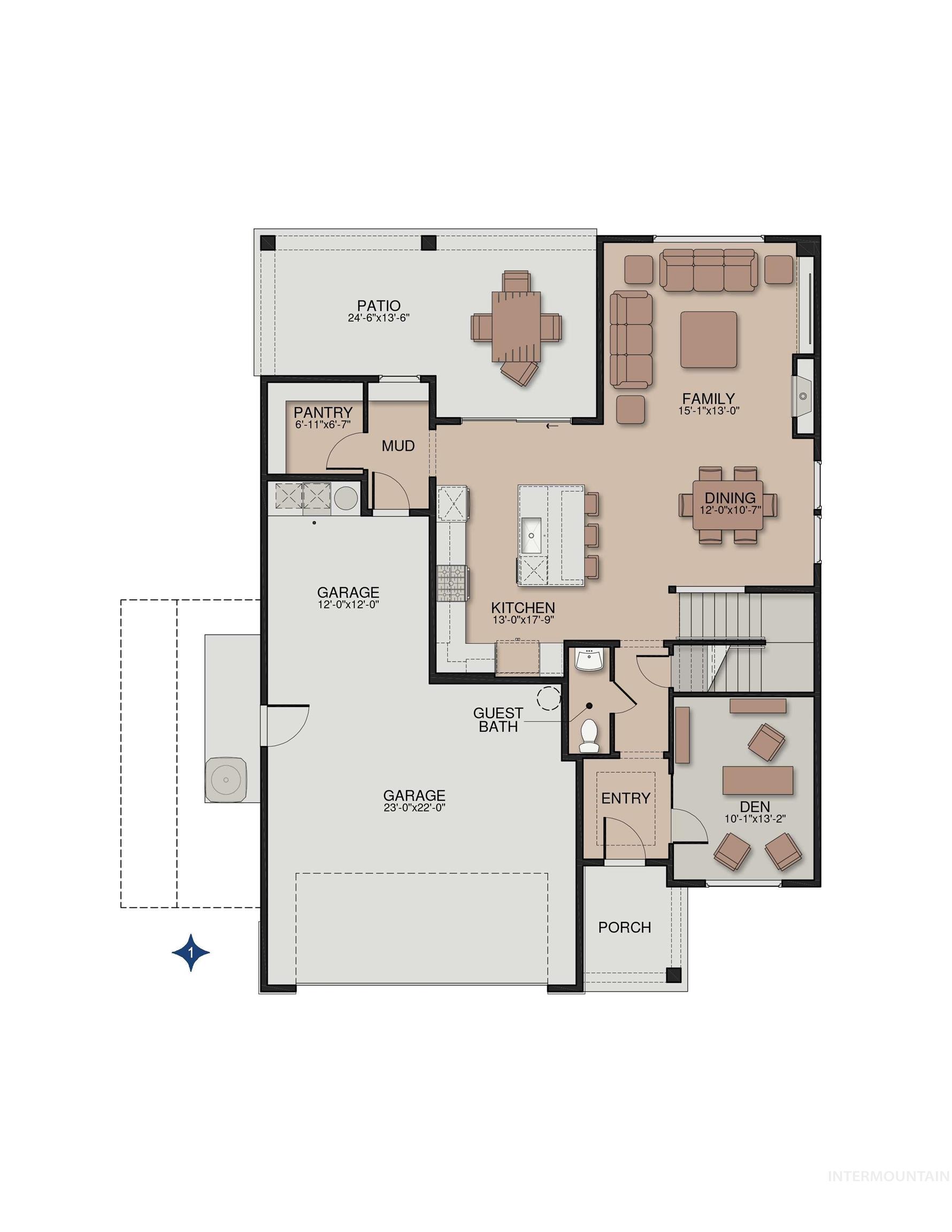 1719 East Acme Street Meridian, ID 83642 - Photo 2 of 3 Floor plan