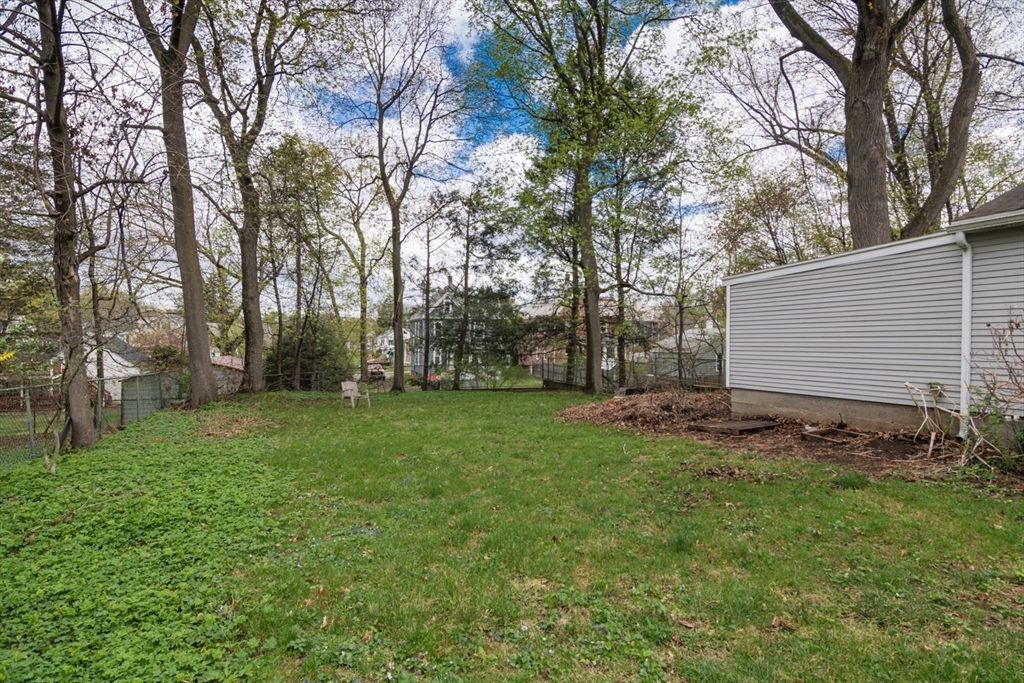 25 Morgan Street Holyoke, MA 01040 - Photo 34 of 41 a view of a backyard with large trees