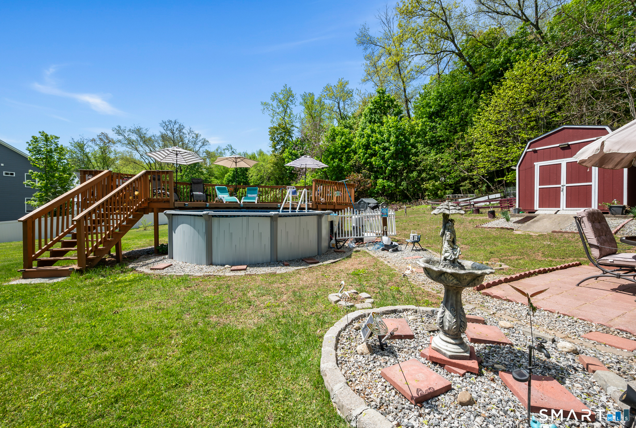 85 Dwight Street Ansonia, CT 06401 - Photo 32 of 40 a view of backyard with swimming pool