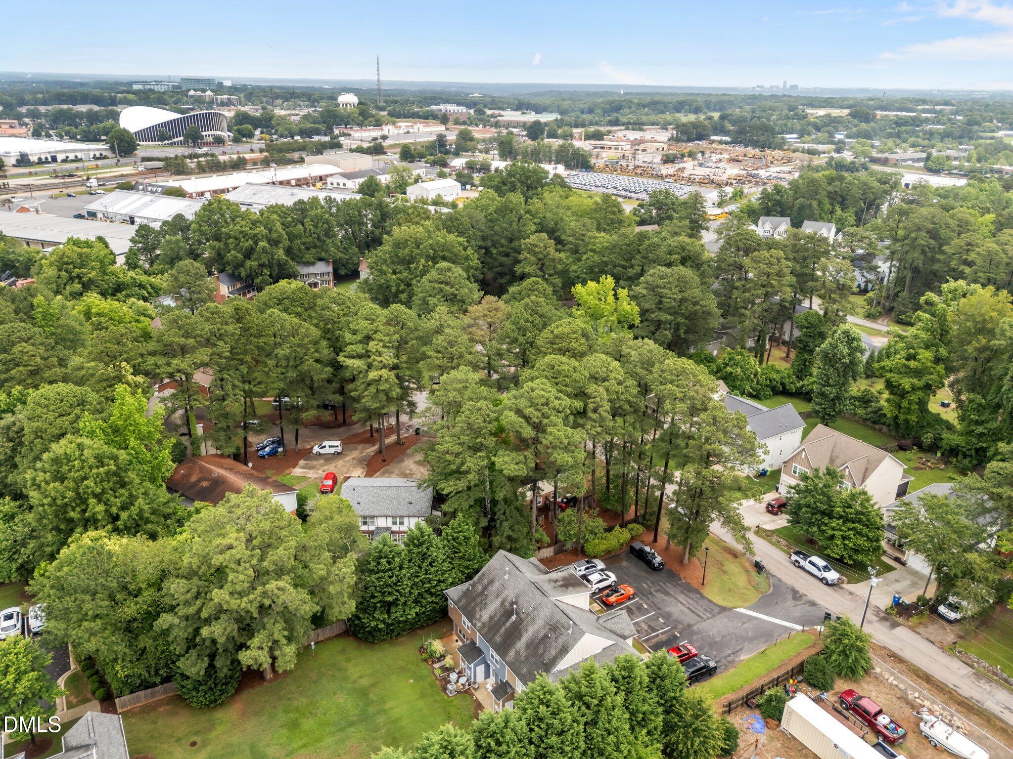 158 Pineland Circle Raleigh, NC 27606 - Photo 27 of 34 an aerial view of multiple house