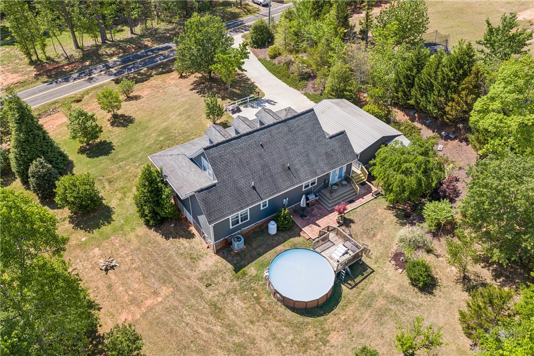 189 Little Choestoea Road Westminster, SC 29693 - Photo 37 of 38 This elevated view captures the extensive property, featuring a home with outdoor leisure areas.