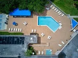 a aerial view of a house