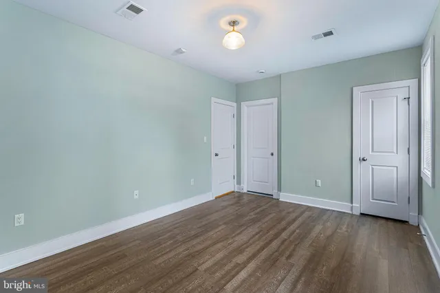 wooden floor in an empty room