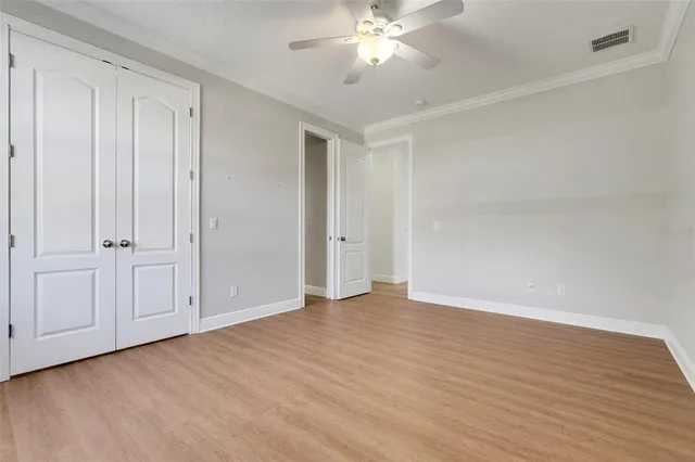 a view of small space with racks on the wall