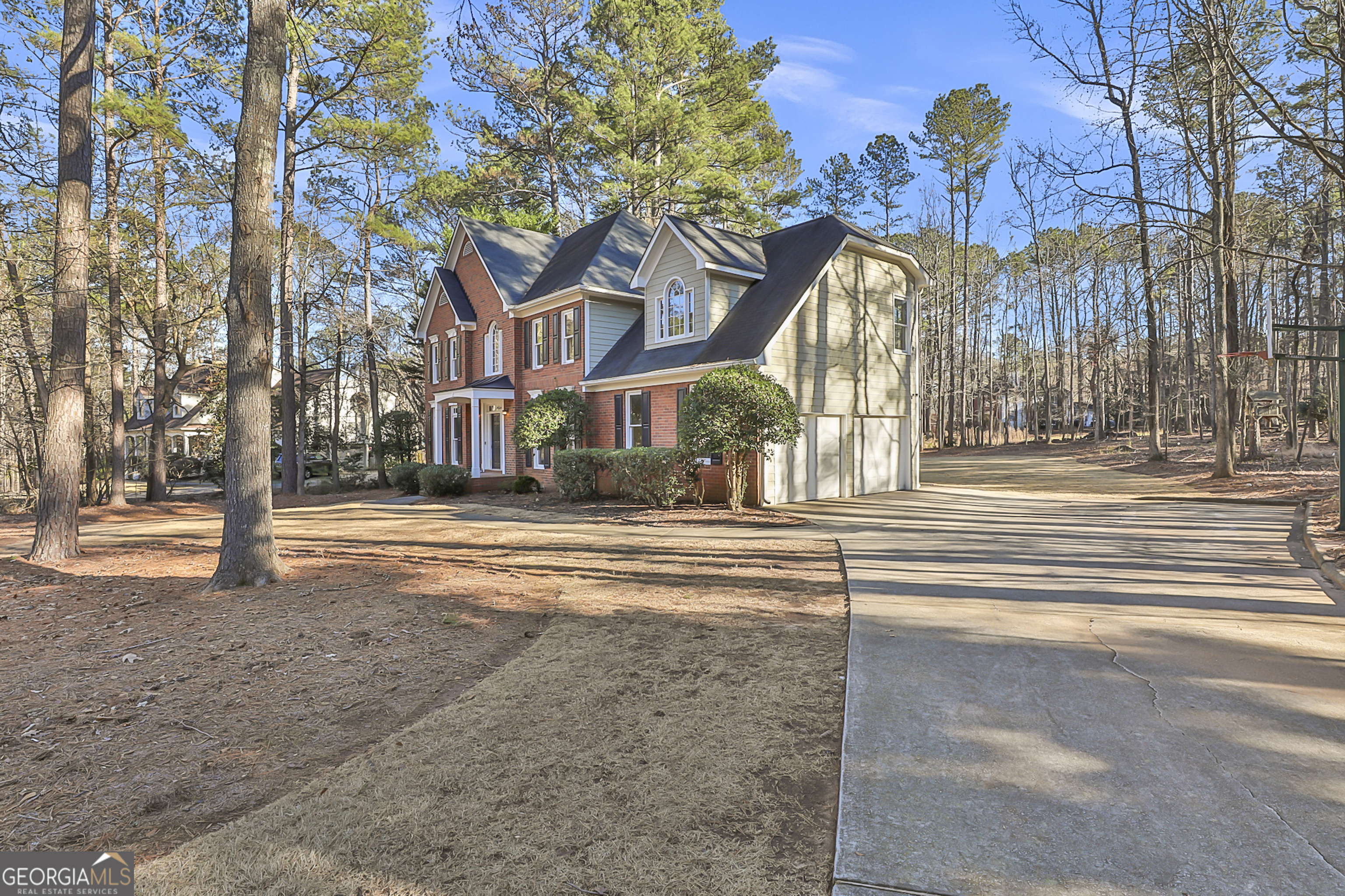 160 Streamview Court Fayetteville, GA 30215 - Photo 4 of 55 a view of a trees in front of a building