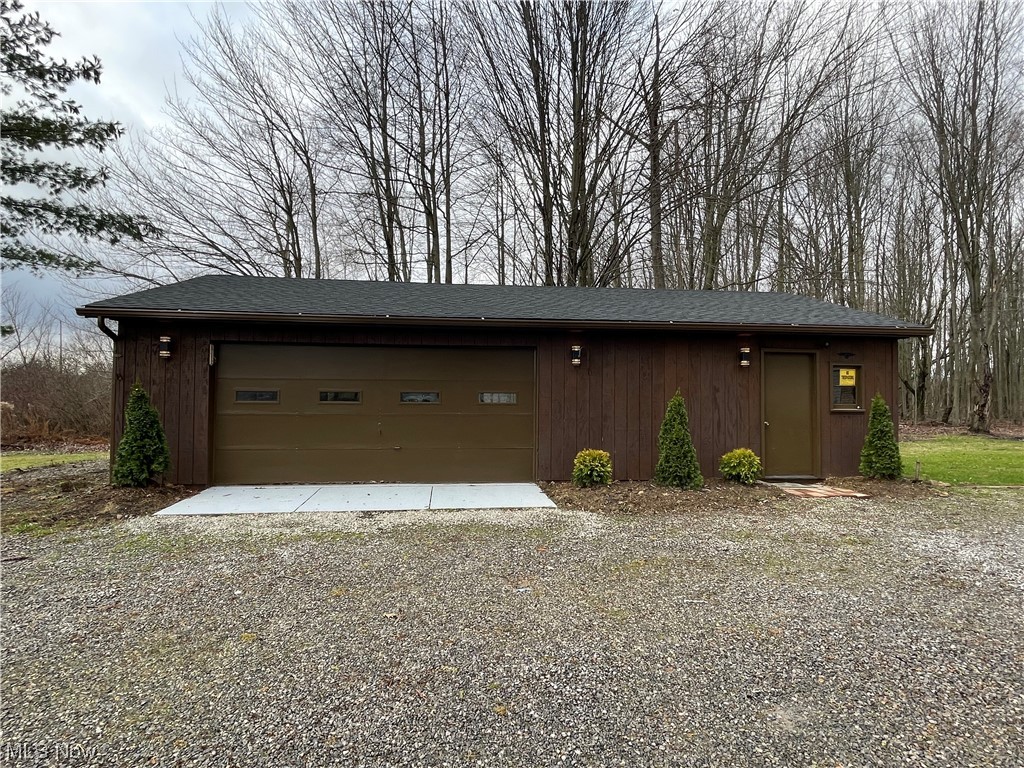 6135 California Road Williamsfield, OH 44093 - Photo 27 of 37 View of garage