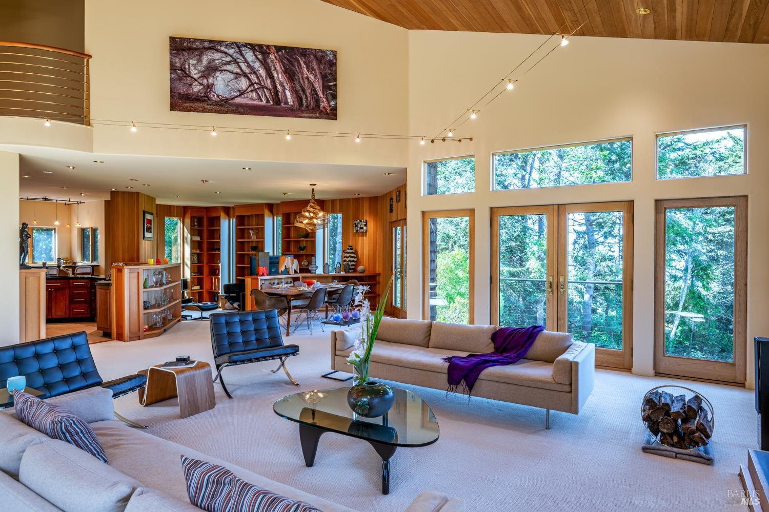 35148 Crows Nest Drive The Sea Ranch, CA 95497 - Photo 17 of 94 a living room with furniture and a large window