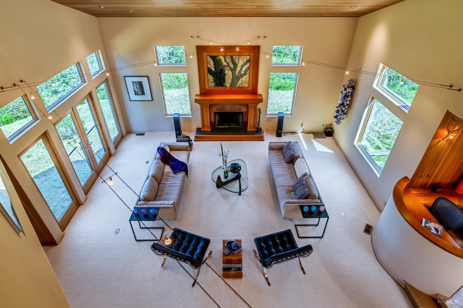 35148 Crows Nest Drive The Sea Ranch, CA 95497 - Photo 45 of 94 a living room with furniture and a fireplace
