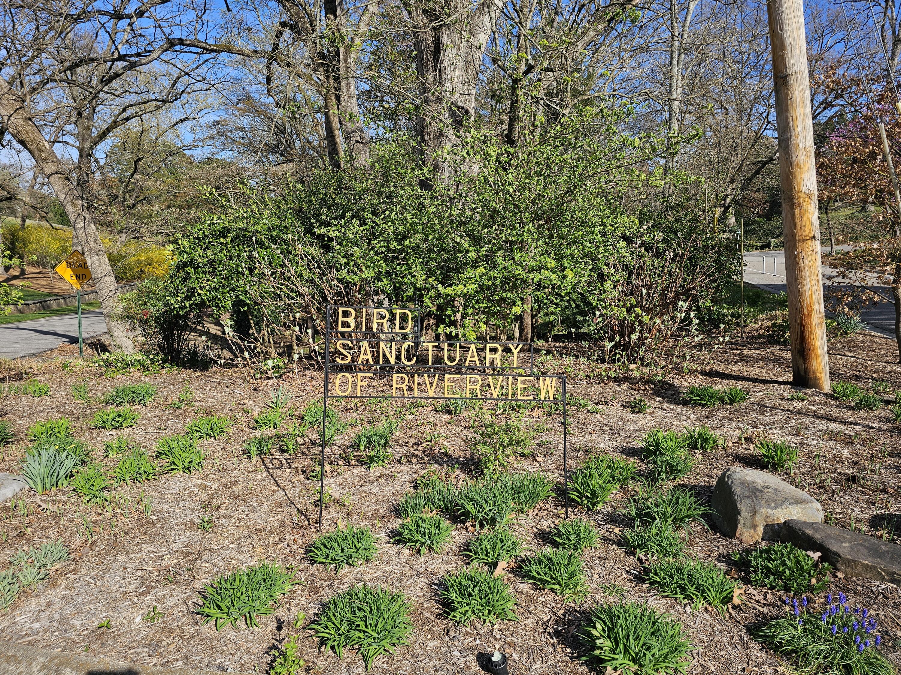 1608 Riverview Road Chattanooga, TN 37405 - Photo 29 of 31 Bird Sanctuary Sign