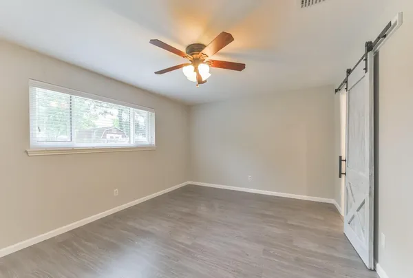 a view of a window in a room