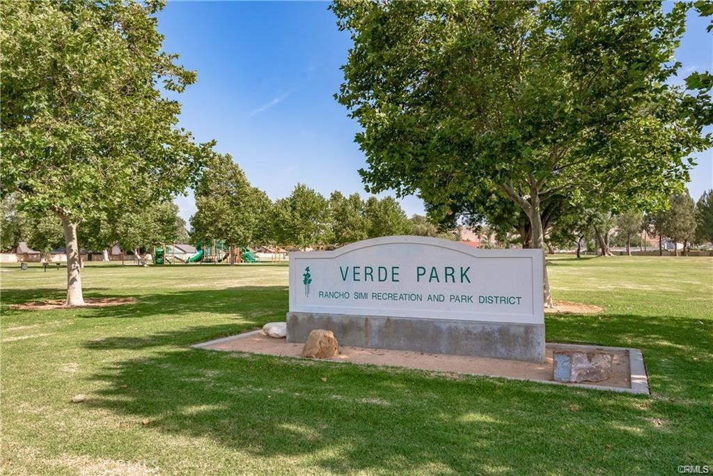 2070 Avenida Placida, Unit 3 Simi Valley, CA 93063 - Photo 23 of 25 a view of a park with welcome board
