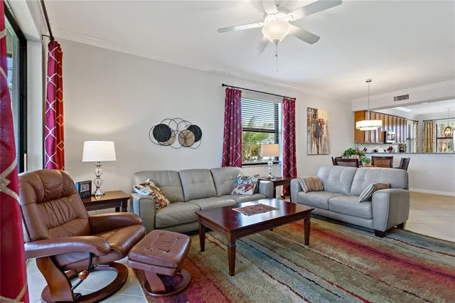 aerial view of a house with outdoor space and swimming pool