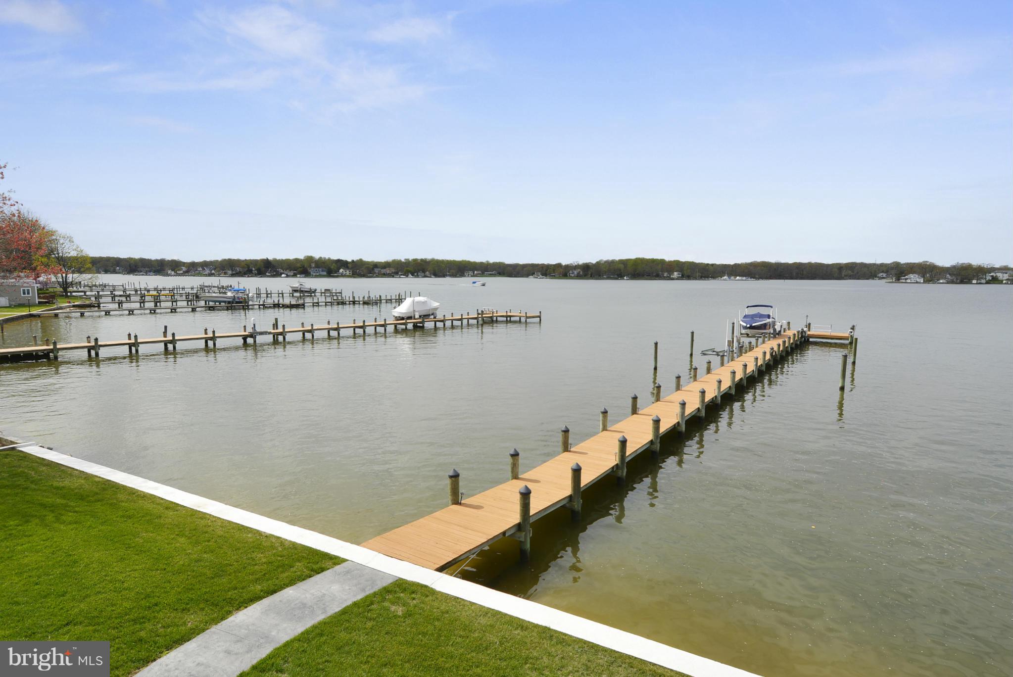 1824 Wilson Point Road Baltimore, MD 21220 - Photo 27 of 28 a view of a lake with a city view