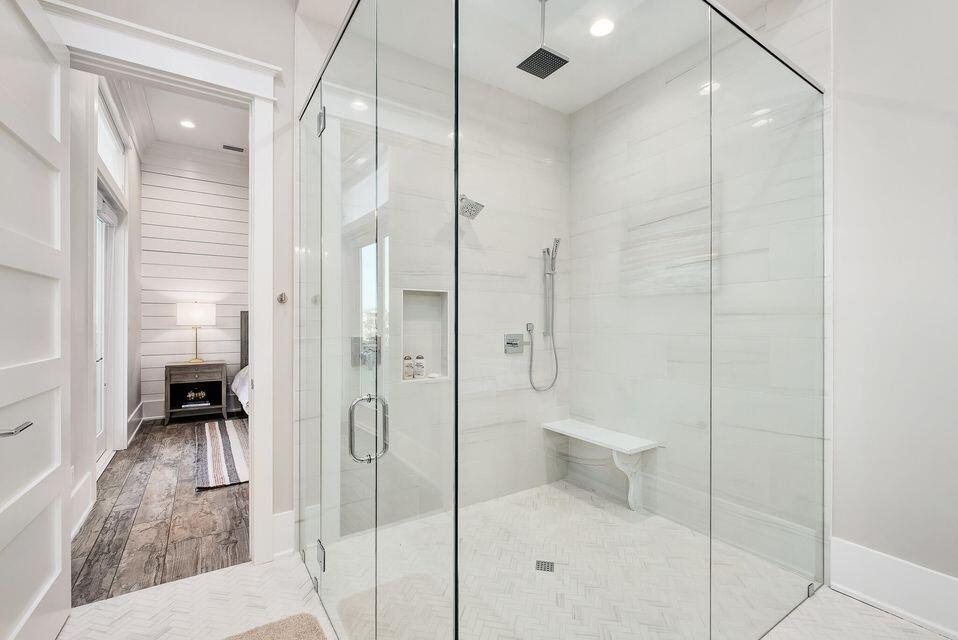 70 Bullard Road Santa Rosa Beach, FL 32459 - Photo 51 of 63 a bathroom with a shower and a toilet