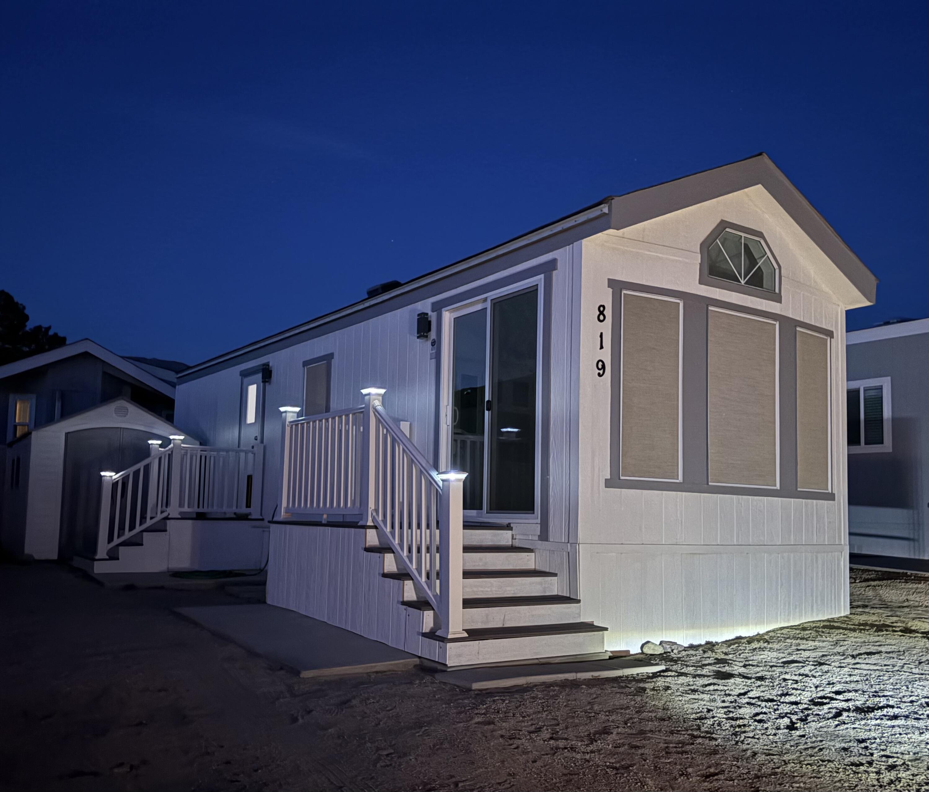 74711 Dillon Road, Unit 819 Desert Hot Springs, CA 92241 - Photo 20 of 41 a view of a house with a porch