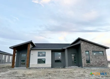 a front view of house