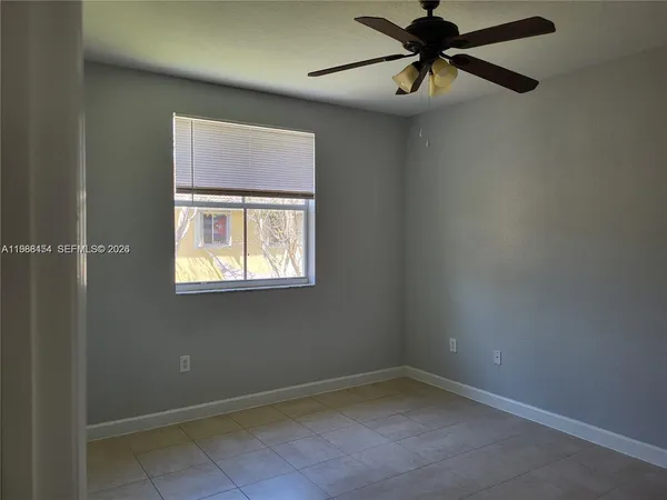 a view of small space with racks on the wall