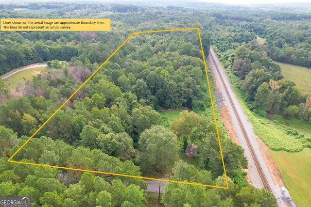 a view of a garden from a balcony