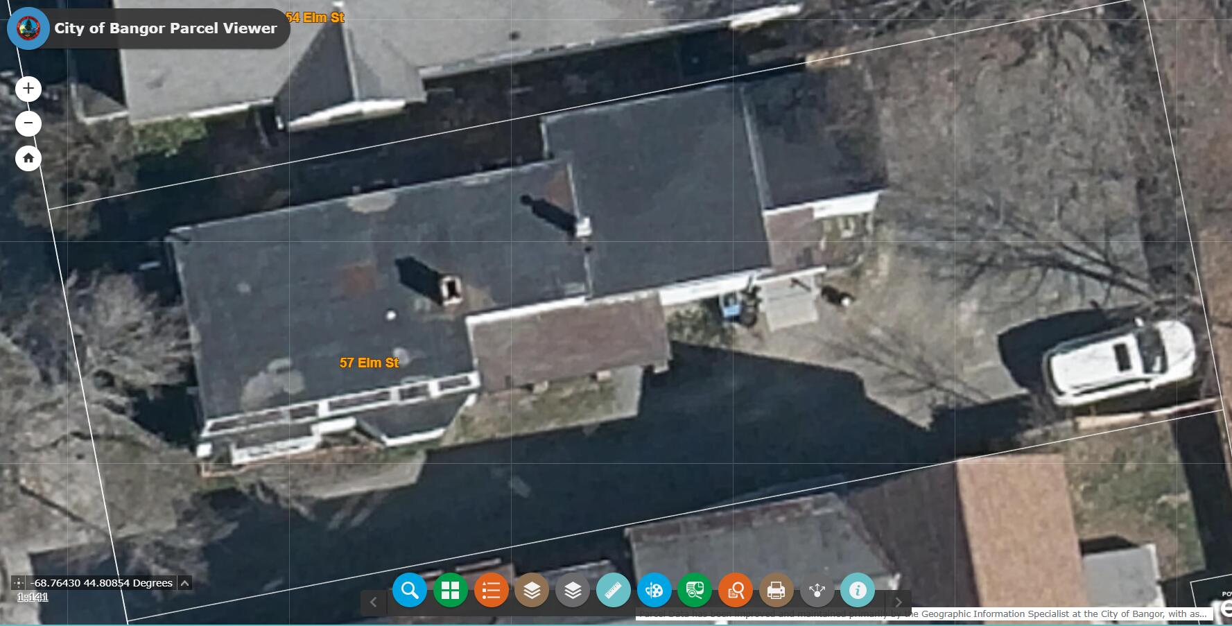 57 Elm Street Bangor, ME 04401 - Photo 19 of 49 gis map lot