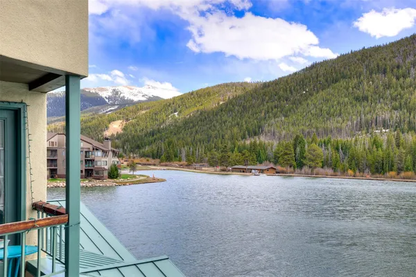 a front view of a building with glass windows