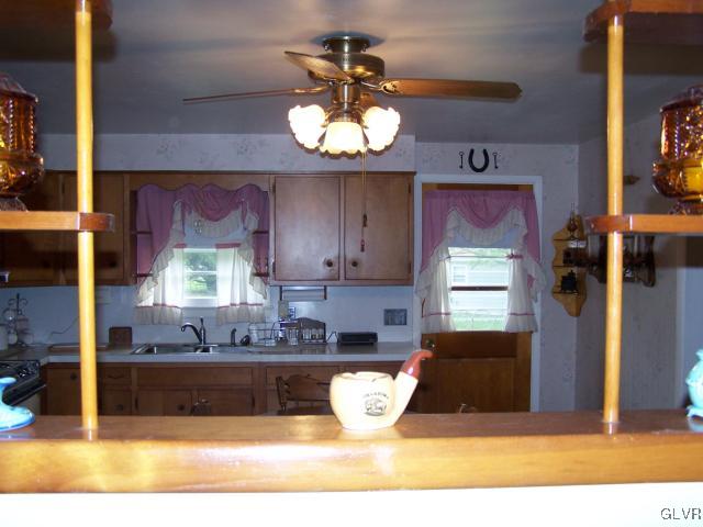 515 Cherry Hill Road Nazareth, PA 18064 - Photo 8 of 17 a view of kitchen with microwave and cabinets