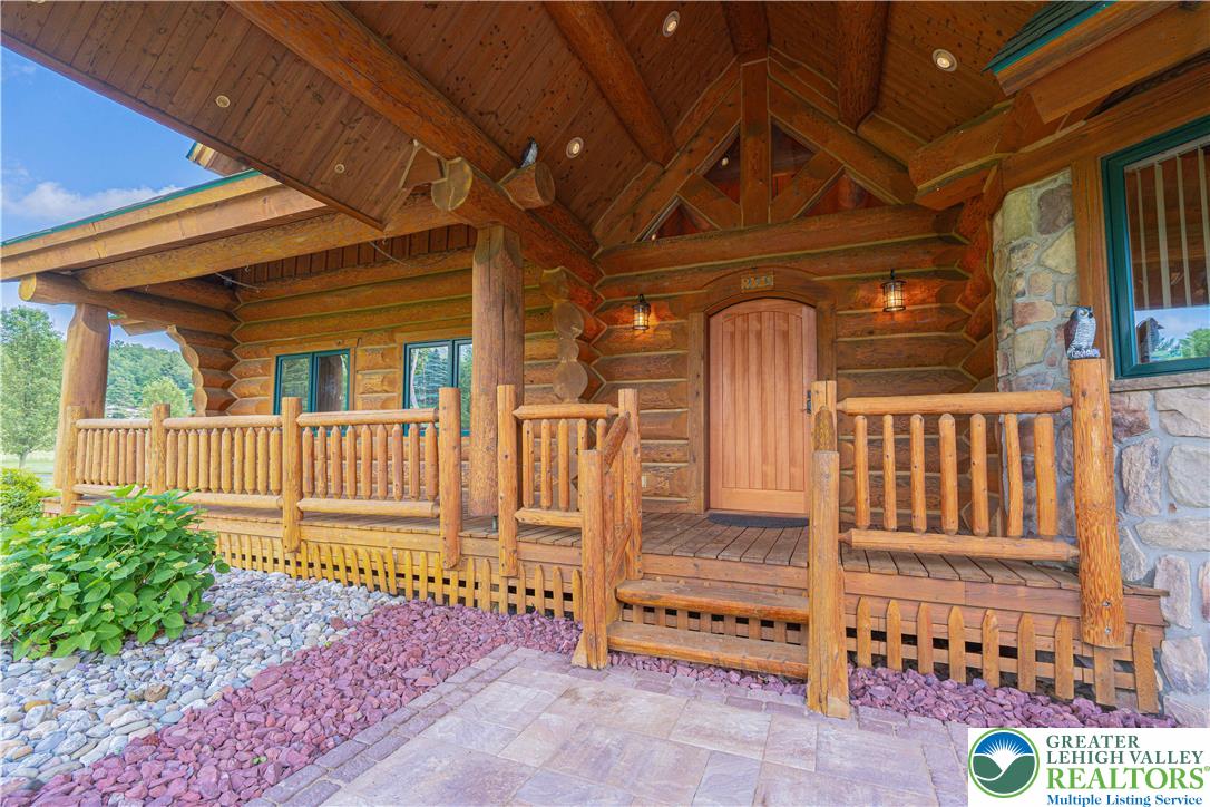 379 Meyer Road Nazareth, PA 18064 - Photo 17 of 78 a view of a porch with a door