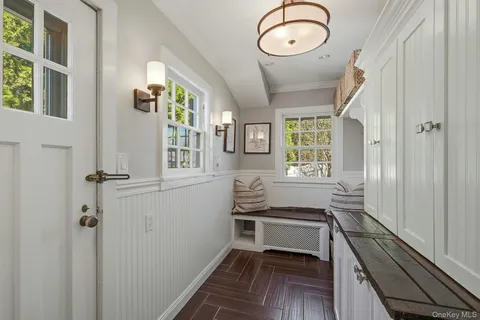 a very nice looking room with a large window