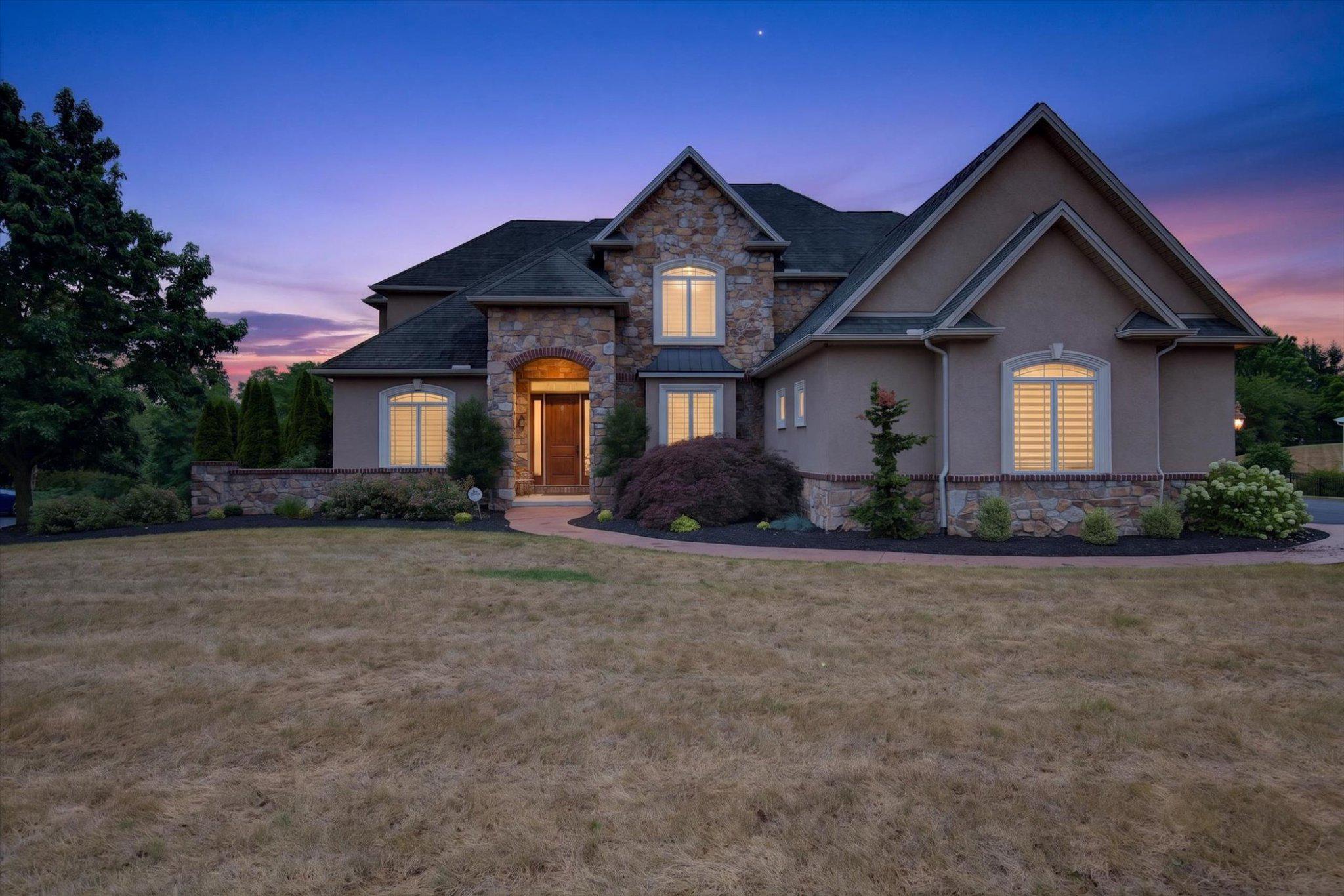 6505 Plowman Ridge Harrisburg, PA 17112 - Photo 67 of 83 Elegant home at twilight's glow.
