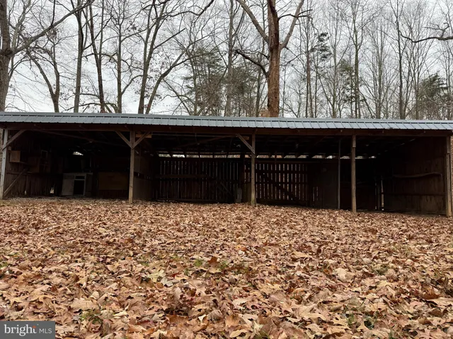 a backyard of a house
