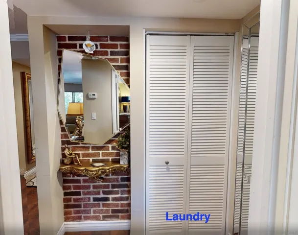 a view of storage and utility room