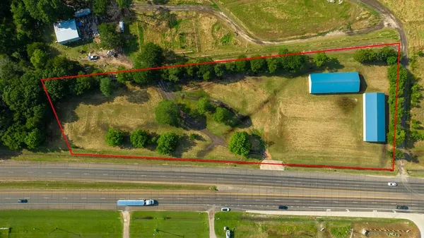 a view of a garden in the patio