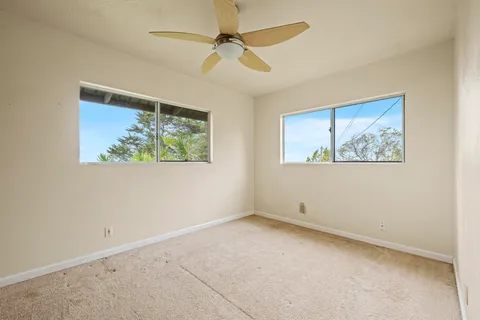 a view of room with window