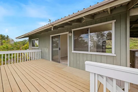 a balcony view with a outdoor space