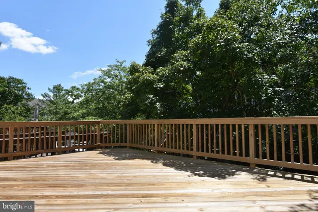 a view of a roof deck