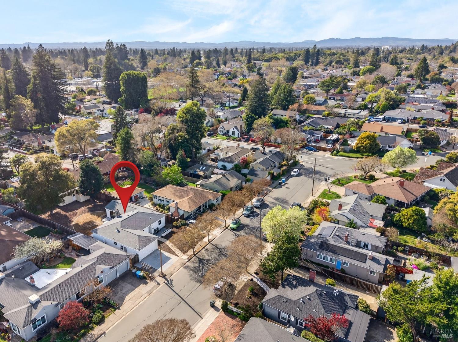 2034 Augustan Avenue Santa Rosa, CA 95404 - Photo 3 of 29 Aerial view of home and property with neighboring homes