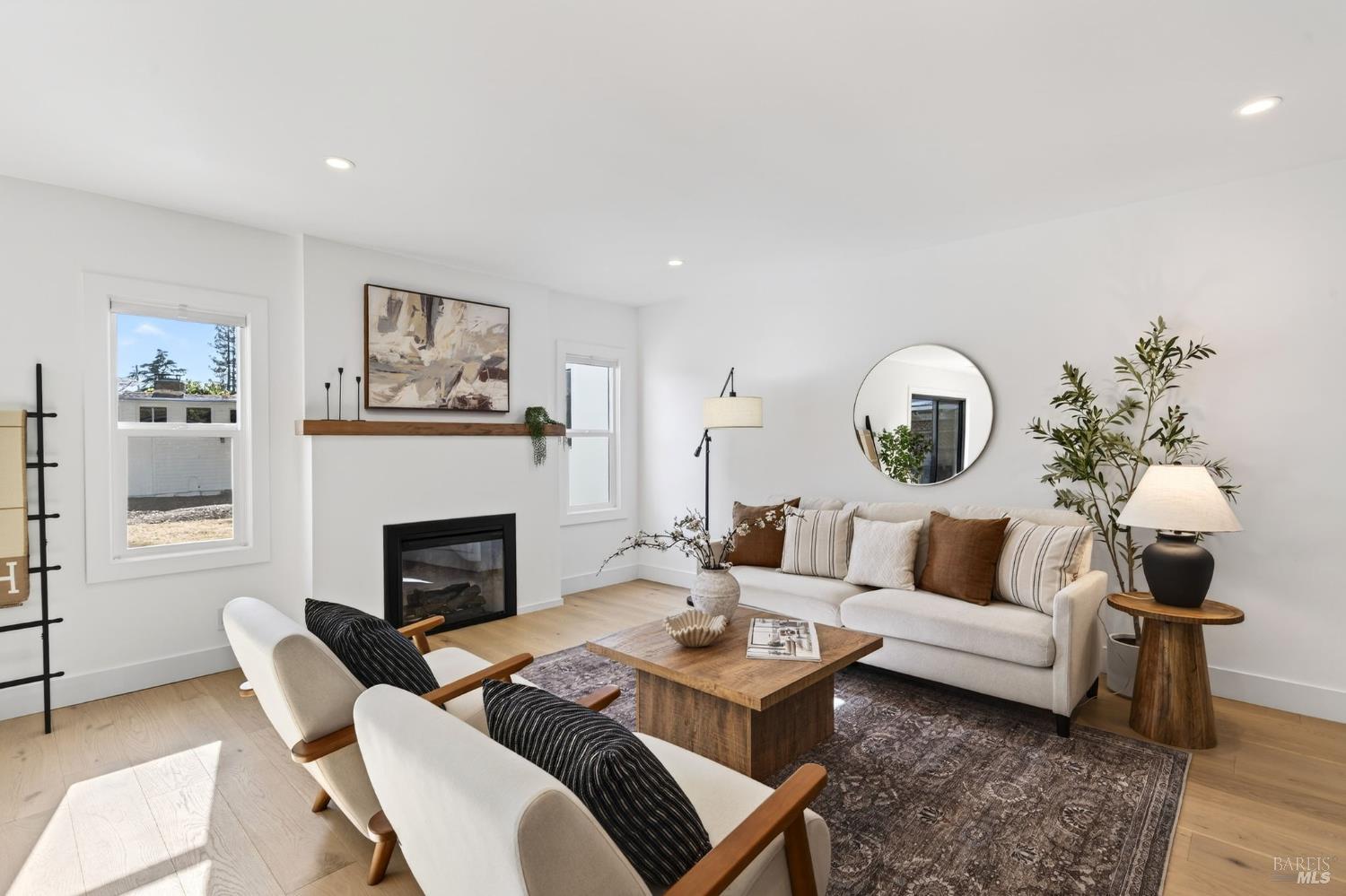 2034 Augustan Avenue Santa Rosa, CA 95404 - Photo 7 of 29 Living room with electric fireplace