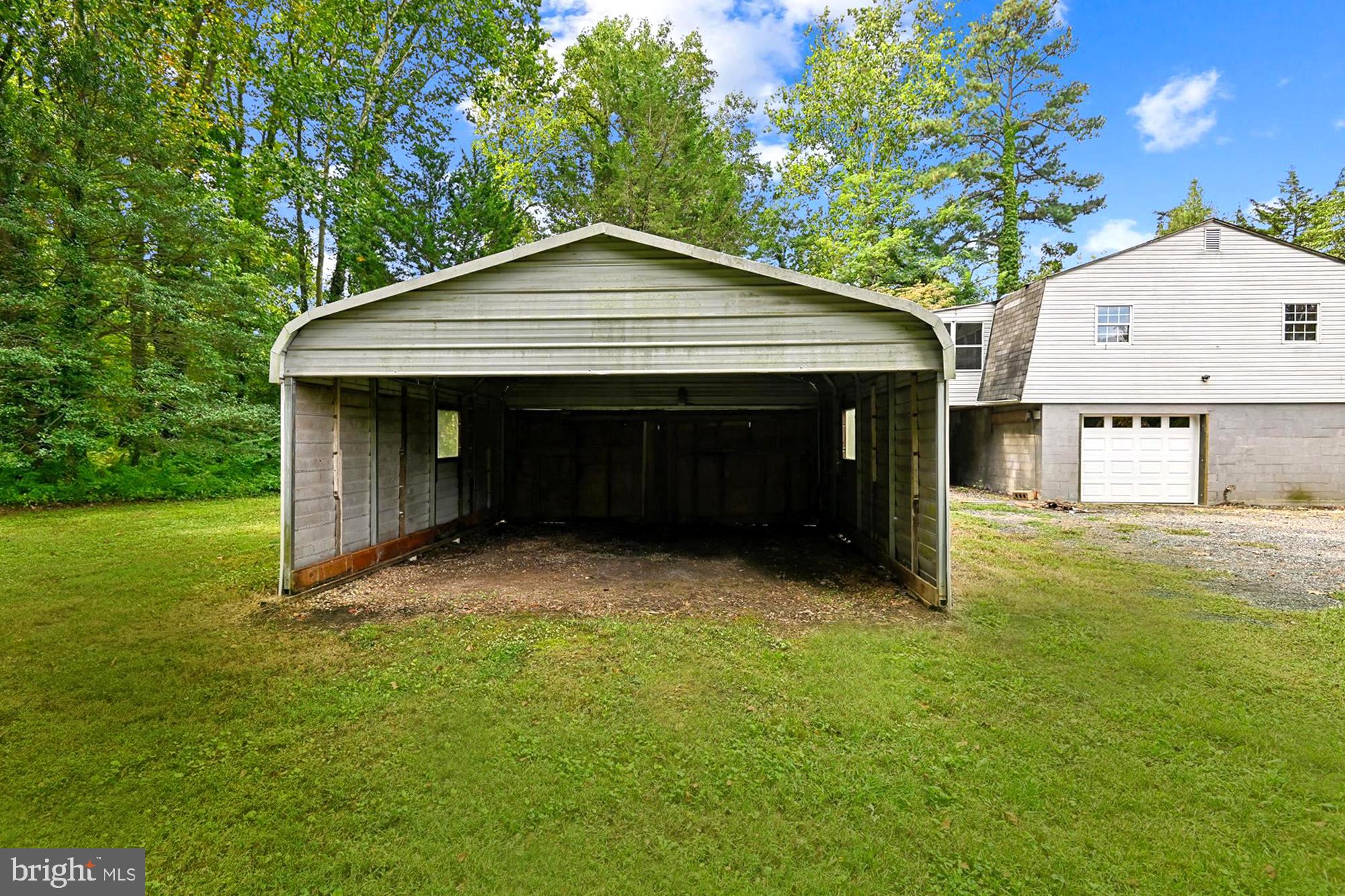 1836 Cherry Road Annapolis, MD 21409 - Photo 55 of 82 Detached 2-Car Carport for Boat Trailer or RV!