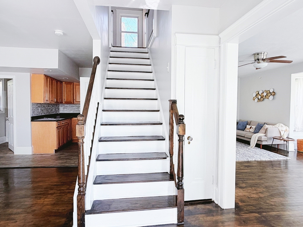 4 Longfellow Road Worcester, MA 01602 - Photo 3 of 36 a view of entryway and hall with wooden floor