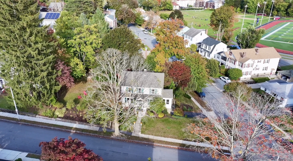 4 Longfellow Road Worcester, MA 01602 - Photo 35 of 36 an aerial view of a house with a yard