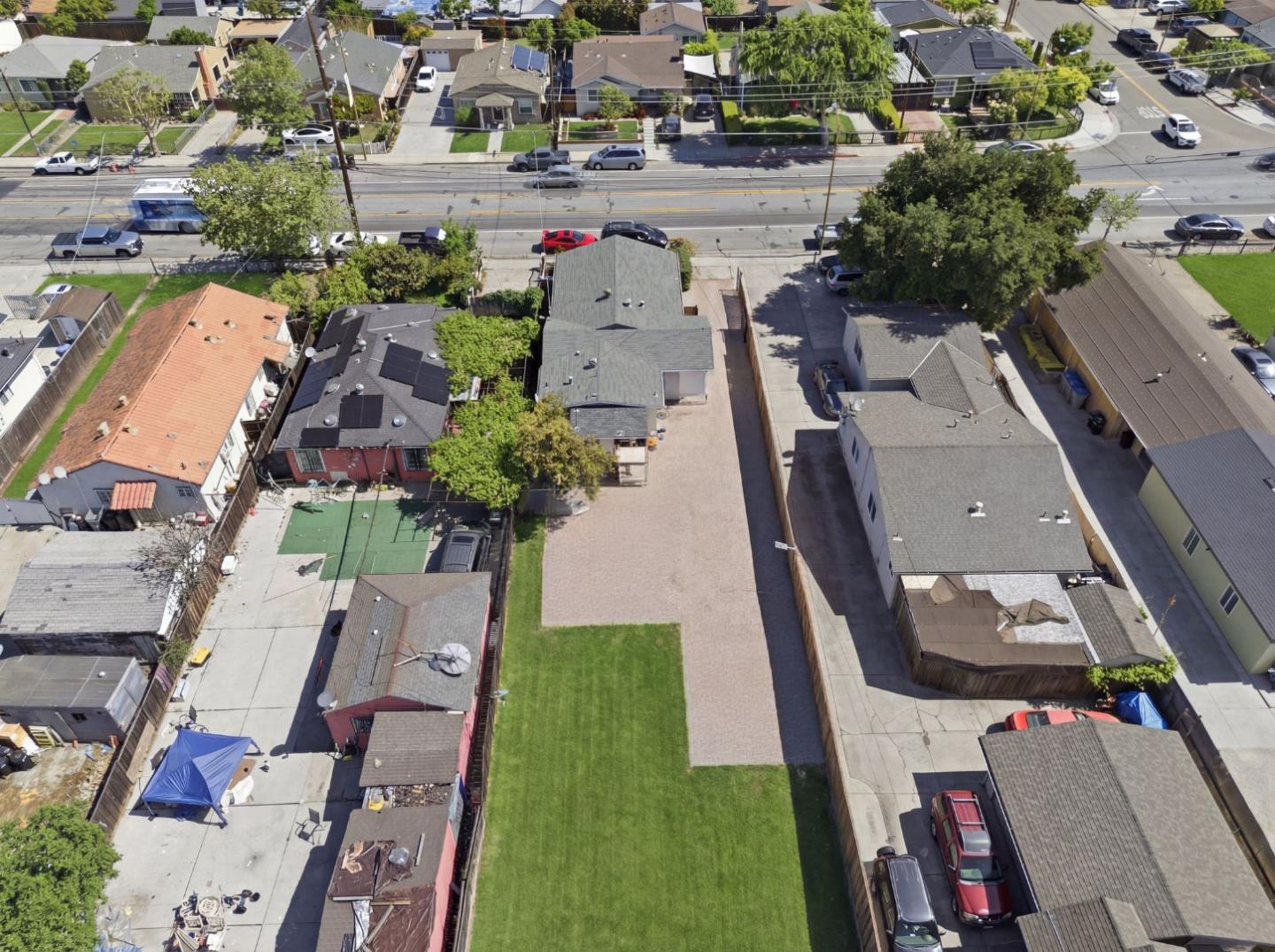 83 North King Road San Jose, CA 95116 - Photo 43 of 51 an aerial view of multiple houses with yard