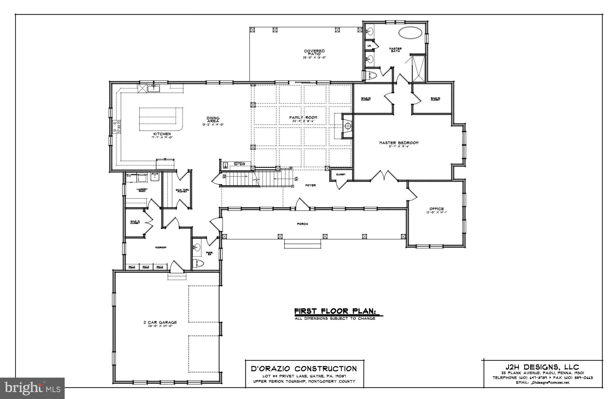 105 Privet Lane Wayne, PA 19087 - Photo 13 of 14 1st floor plans