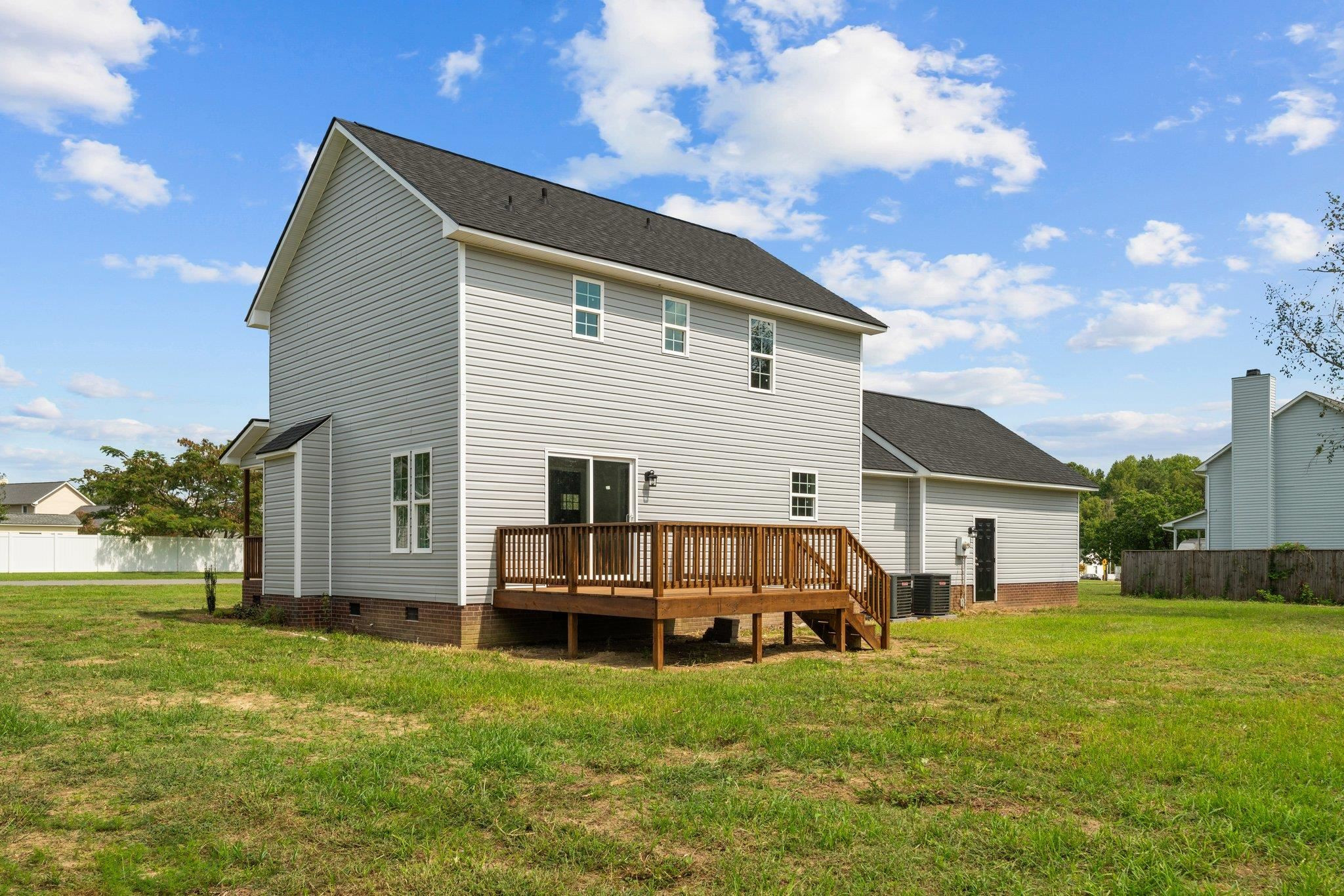 71 Preston Way Lillington, NC 27546 - Photo 16 of 19 a view of a yard in front of house with a yard