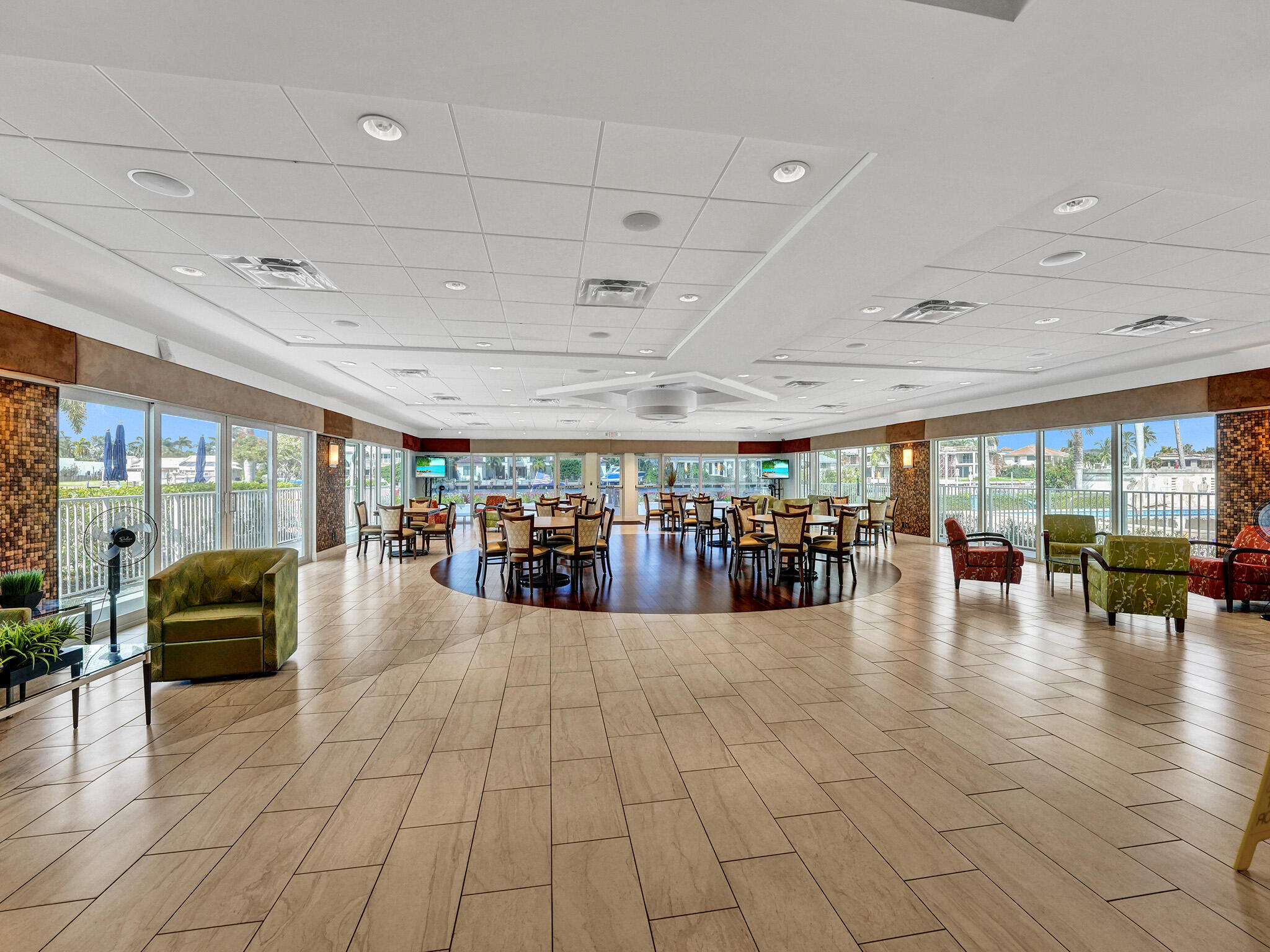 3300 South Ocean Boulevard, Unit 1021C Highland Beach, FL 33487 - Photo 39 of 45 a view of a hall with dining room and livingroom view