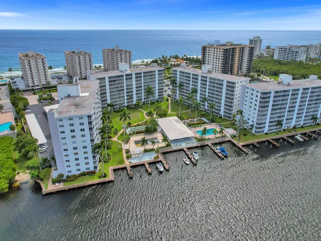 a view of a city with tall buildings